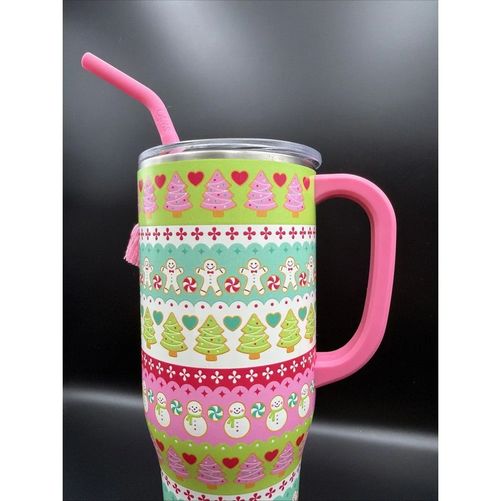 SWIG‎ LIFE 40oz Mega Mug Cookie Jar Sweet Christmas Cup Handle & Straw
